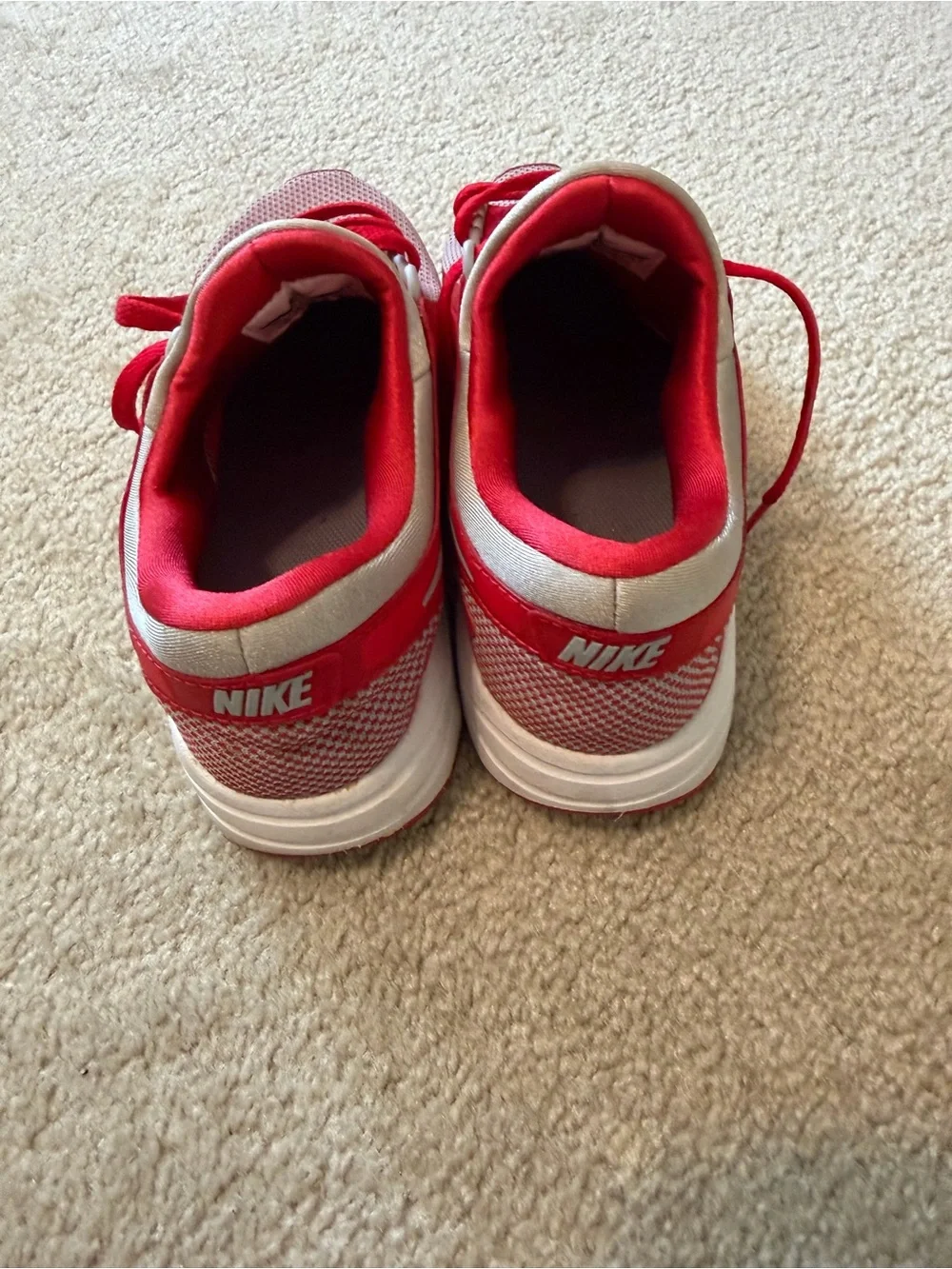 Nike Air Max Zero Essential GS Red White Gray Sneakers 881224-003